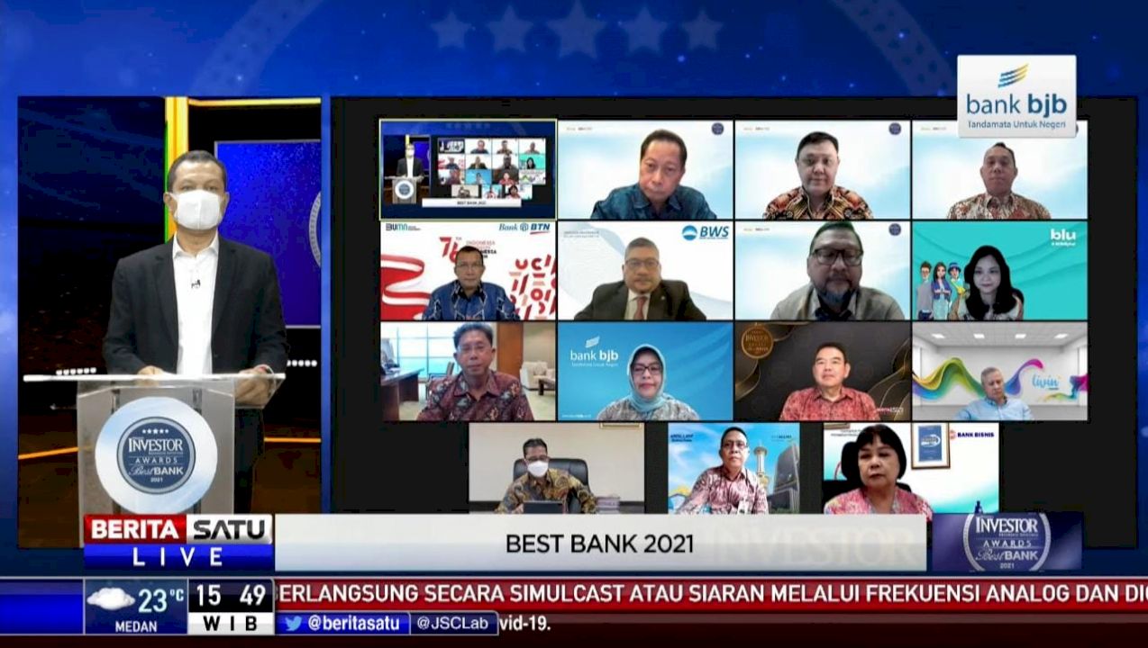 Bank Bjb Raih Penghargaan Bank Terbaik 2021 versi Majalah Investor